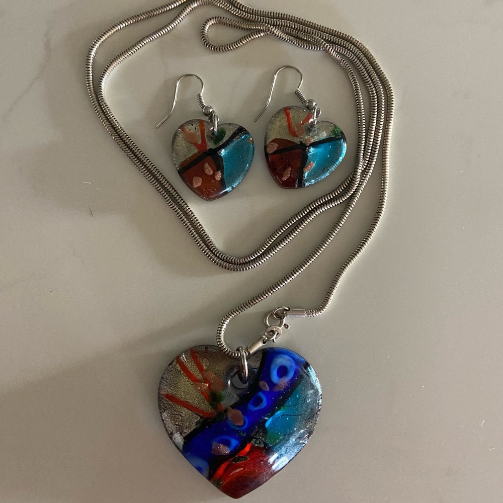 Necklace With Matching Earrings